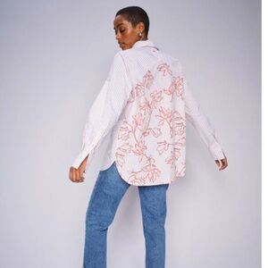 Mos Mosh Elinda Leafy Stripe Shirt-S